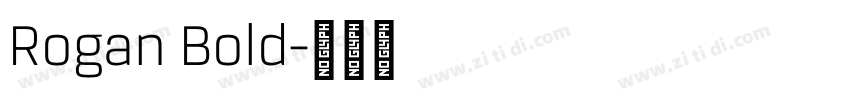 Rogan Bold字体转换